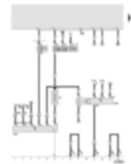 Wiring Diagram  AUDI A8 2003 - Battery - energy management control unit - battery cut-off relay