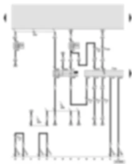 Wiring Diagram  AUDI A8 2003 - Engine control unit - Motronic current supply relay