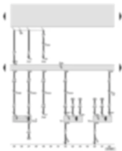 Wiring Diagram  AUDI A8 2003 - Engine control unit - radiator fan - radiator fan -2- - fuel system diagnostic pump