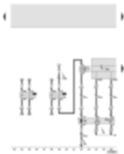 Wiring Diagram  AUDI A8 2003 - Fuel pump relay - electric fuel pump 2 relay - fuel pump (pre-supply pump) - fuel gauge senders - control unit with display in dash panel insert