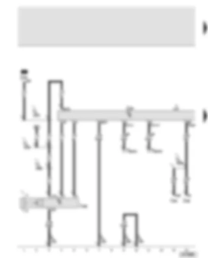 Wiring Diagram  AUDI A8 2005 - Airbag control unit - battery cut-off relay