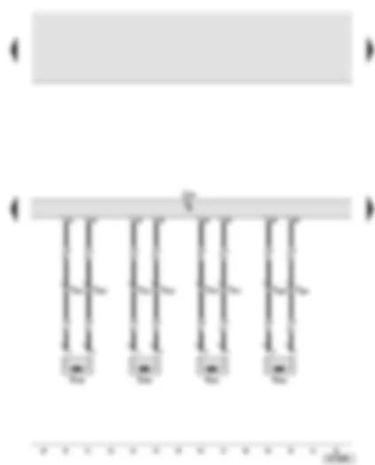 Wiring Diagram  AUDI A8 2003 - Airbag control unit - side airbags