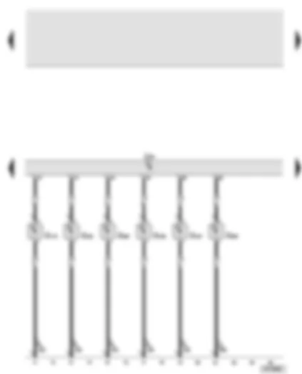 Wiring Diagram  AUDI A8 2003 - Airbag control unit - side airbag crash sensors - front airbag crash sensors