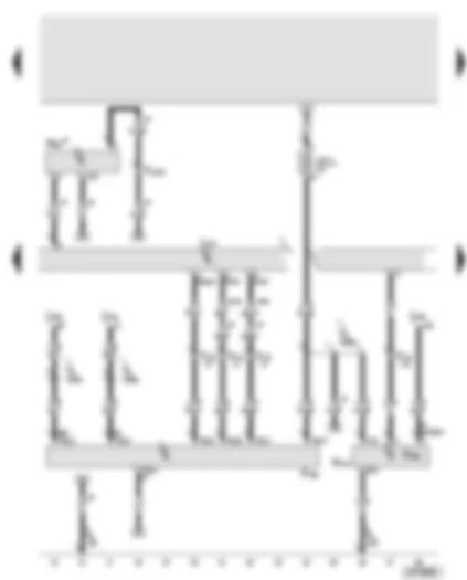 Wiring Diagram  AUDI A8 2003 - Automatic gearbox control unit - Tiptronic switch - selector lever lock solenoid