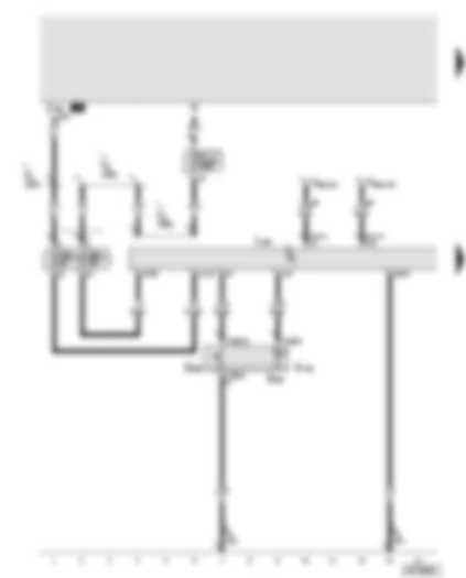 Wiring Diagram  AUDI A8 2003 - Parking aid control unit - parking aid button - parking aid warning lamp