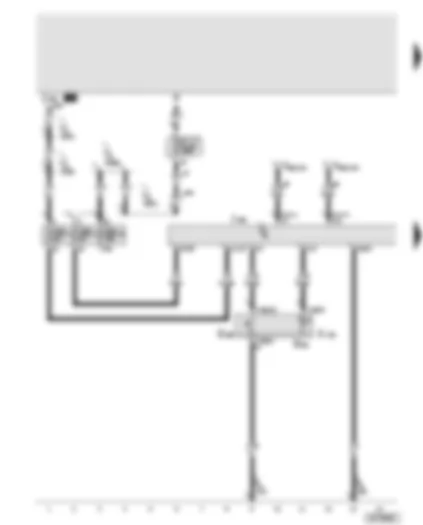 Wiring Diagram  AUDI A8 2004 - Parking aid control unit - parking aid button - parking aid warning lamp