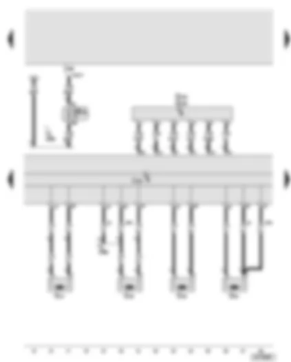 Wiring Diagram  AUDI A8 2003 - ABS with EDL control unit - speed sensors - lateral acceleration sender - yaw rate sender