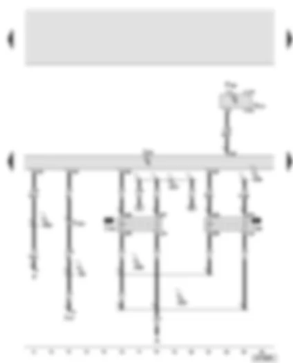 Wiring Diagram  AUDI A8 2003 - Entry and start authorisation control unit