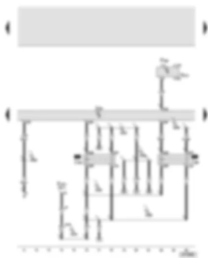 Wiring Diagram  AUDI A8 2004 - Entry and start authorisation control unit