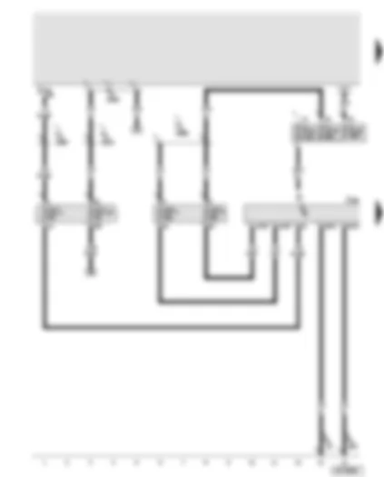 Wiring Diagram  AUDI A8 2003 - Electric park and handbrake control unit - voltage supply