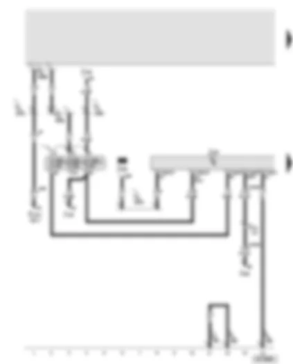 Wiring Diagram  AUDI A8 2005 - Steering column electronics control unit - voltage supply