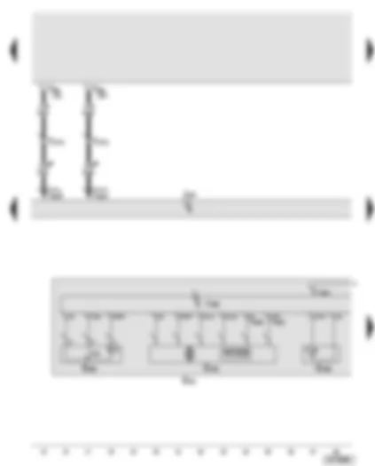 Wiring Diagram  AUDI A8 2003 - Steering column electronics control unit - operating unit in steering wheel