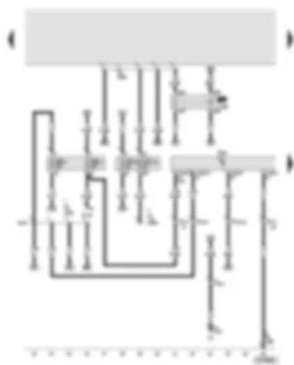 Wiring Diagram  AUDI A8 2003 - Steering column electronics control unit - steering column voltage supply - terminal 75 voltage supply relay -1-