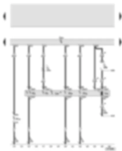 Wiring Diagram  AUDI A8 2003 - Onboard power supply control unit - power output module for left headlight - left side light bulb - front left turn signal bulb - left side turn signal bulb - left dipped beam bulb - left main beam bulb - left headlight range control motor