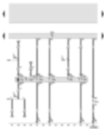 Wiring Diagram  AUDI A8 2003 - Onboard power supply control unit - power output module for right headlight - right side light bulb - front right turn signal bulb - right side turn signal bulb - right dipped beam bulb - right main beam bulb - right headlight range control motor