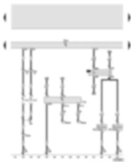 Wiring Diagram  AUDI A8 2003 - Onboard power supply control unit - left and right fog light bulb - control unit for headlight range control - high tone horn - low tone horn