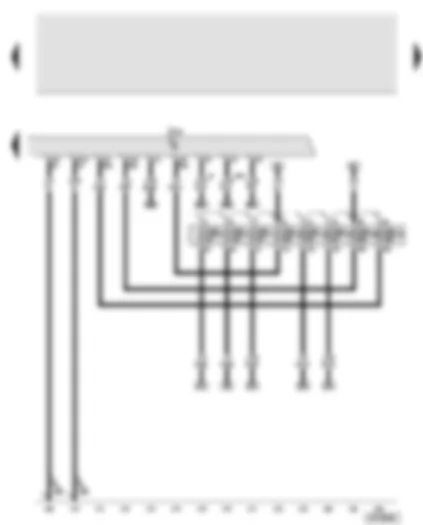 Wiring Diagram  AUDI A8 2004 - Voltage supply - onboard supply control unit - fuses