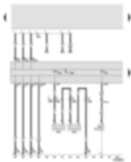Wiring Diagram  AUDI A8 2003 - Control unit with display in dash panel insert - brake lining/pad wear senders - oil pressure switch