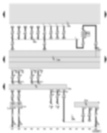 Wiring Diagram  AUDI A8 2003 - Control unit with display in dash panel insert - data bus diagnostic interface - front information control unit - shelf illumination