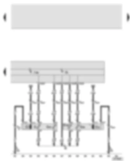 Wiring Diagram  AUDI A8 2003 - Control unit with display in dash panel insert - fuel gauge senders - fuel pump (pre-supply pump) - fuel pump - fuel gauge