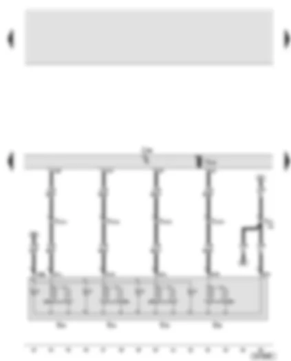 Wiring Diagram  AUDI A8 2003 - Door control unit - driver