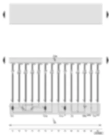 Wiring Diagram  AUDI A8 2003 - Door control unit - driver