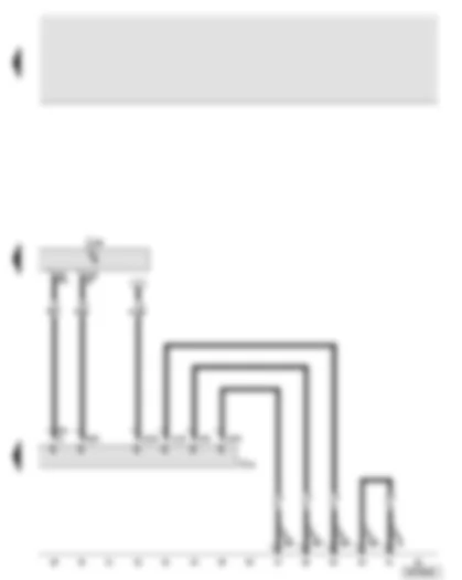 Wiring Diagram  AUDI A8 2004 - Trailer detector control unit - trailer socket
