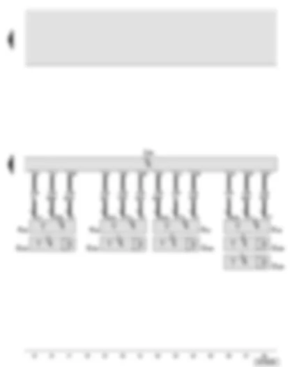 Wiring Diagram  AUDI A8 2003 - Tyre pressure monitor control unit - tyre pressure sensors - tyre pressure monitoring aerials
