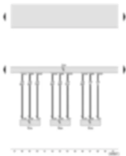 Wiring Diagram  AUDI A8 2003 - Adaptive suspension control unit - body acceleration senders