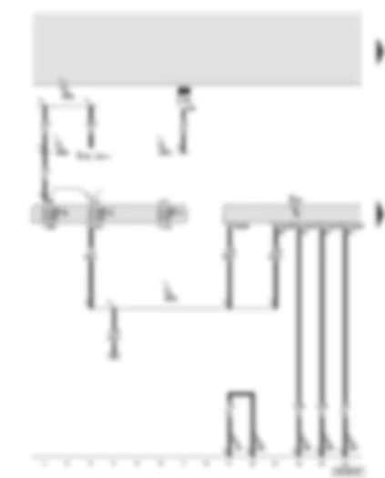 Wiring Diagram  AUDI A8 2003 - Telephone transmitter and receiver unit - fuses