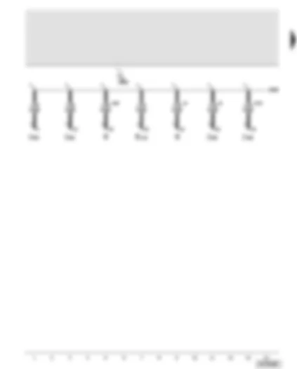 Wiring Diagram  AUDI A8 2003 - Ring circuit monitor diagnosis (Wake up)