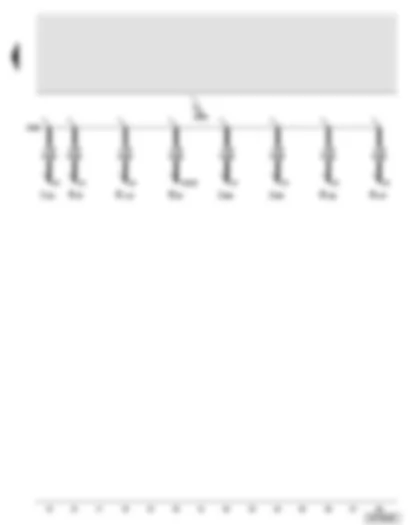 Wiring Diagram  AUDI A8 2003 - Ring circuit monitor diagnosis (Wake up)