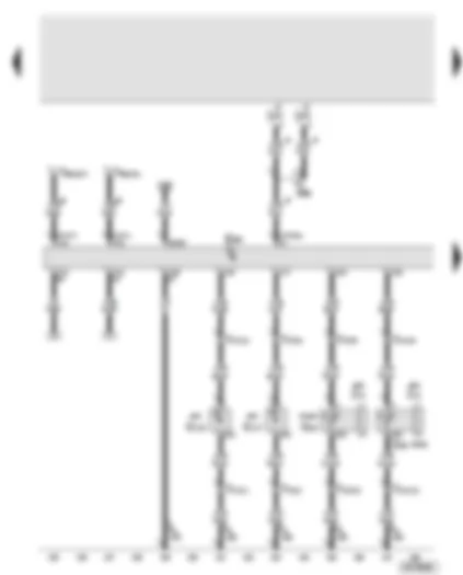 Wiring Diagram  AUDI A8 2003 - Rear Climatronic operating and display unit - temperature sensors - rear left and rear right seat  - rear seat occupied sensors