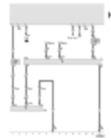 Wiring Diagram  AUDI A8 2003 - Garage door operation control unit - onboard power supply control unit -2-