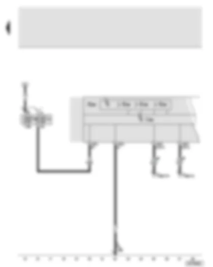 Wiring Diagram  AUDI A8 2003 - Roof electronics control unit - garage door operating unit - garage door opener buttons