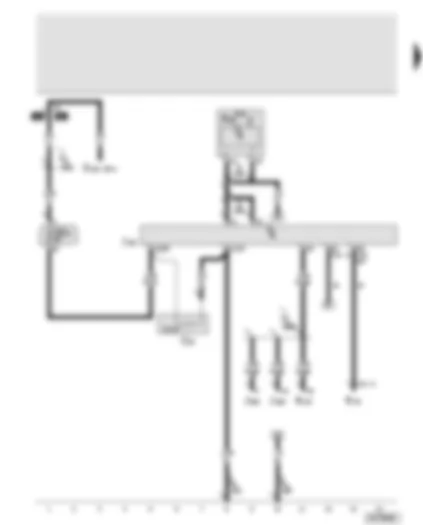 Wiring Diagram  AUDI A8 2003 - Navigation system with CD drive control unit - fuse - navigation aerial (GPS)