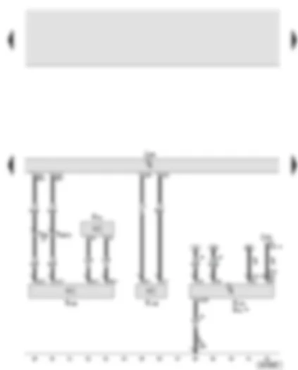 Wiring Diagram  AUDI A8 2003 - Digital sound package control unit - rear right mid-range/bass loudspeaker - rear right treble loudspeaker - subwoofer - media player - position 1 - CD changer