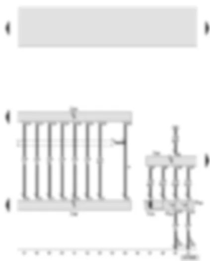 Wiring Diagram  AUDI A8 2003 - Front information control unit - display limit switches - open/close display motor