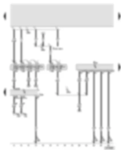 Wiring Diagram  AUDI A8 2003 - Telephone transmitter and receiver unit - onboard power supply control unit -2- - fuses