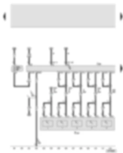 Wiring Diagram  AUDI A8 2003 - Digital sound package control unit - microphone unit in front roof module