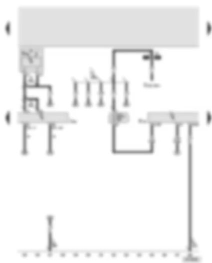 Wiring Diagram  AUDI A8 2003 - Navigation system with CD drive control unit - navigation aerial (GPS) - TV tuner