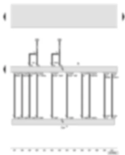 Wiring Diagram  AUDI A8 2003 - Radio - control unit for voice control