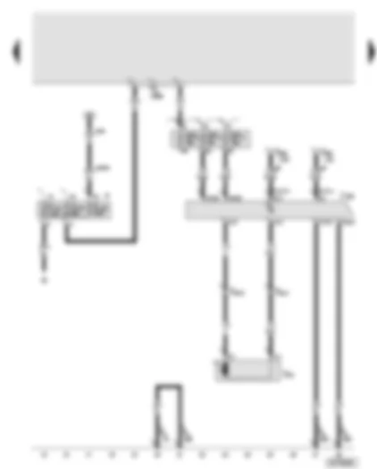 Wiring Diagram  AUDI A8 2004 - Rear roller blind - rear roller blind motor - fuses