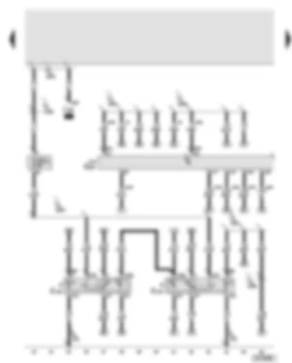 Wiring Diagram  AUDI A8 2003 - Rear seat heating - heated rear left and rear right seat switch with regulator