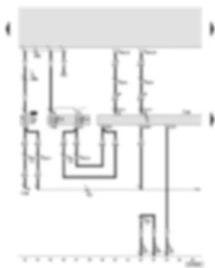 Wiring Diagram  AUDI A8 2003 - Rear left door control unit - rear electric window thermo-fuse