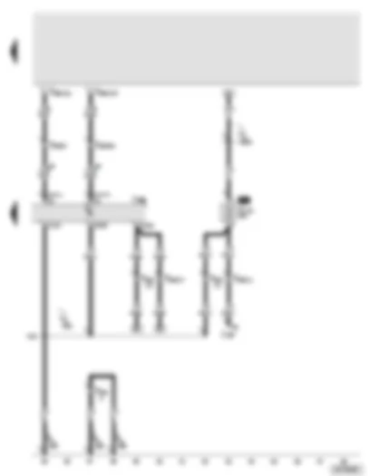Wiring Diagram  AUDI A8 2004 - Rear right door control unit - electric window fuse (front passenger’s side)