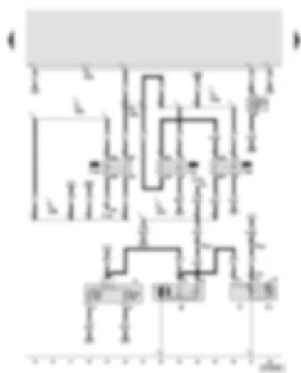 Wiring Diagram  AUDI A8 2005 - Starter - alternator - terminal 15 voltage supply relay - starter motor relay