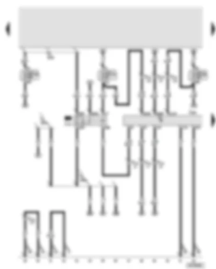 Wiring Diagram  AUDI A8 2003 - Engine control unit - Motronic current supply relay