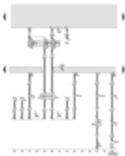 Wiring Diagram  AUDI A8 2003 - Engine control unit - brake light switch - kick-down switch - cruise control system brake pedal switch - cruise control system switch