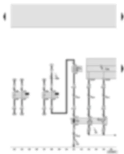 Wiring Diagram  AUDI A8 2003 - Fuel pump relay - electric fuel pump 2 relay - control unit with display in dash panel insert